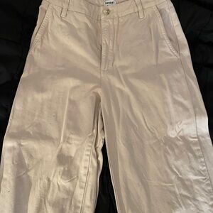 Aritzia Sunday Best Tan Wide Leg Jeans size2